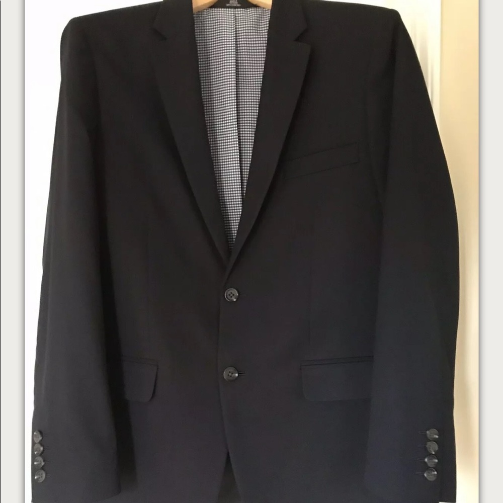 Haggar Mens Navy Blazer 40R